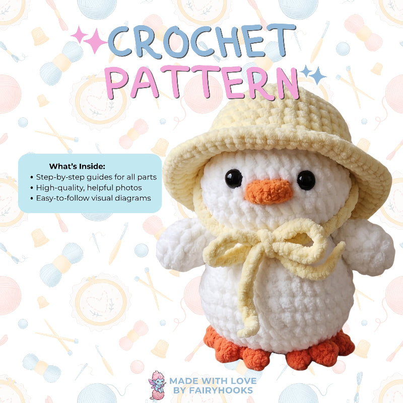 Quackie the Duck Crochet Pattern