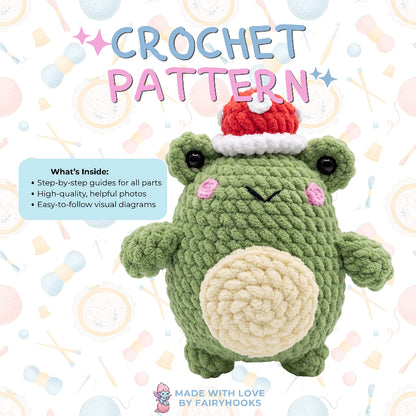 Hoppy the Frog Crochet Pattern