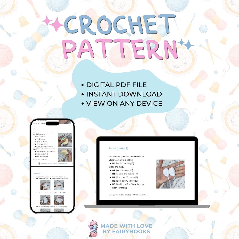 Quackie the Duck Crochet Pattern