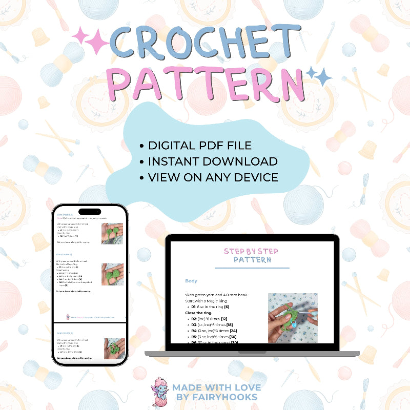 Hoppy the Frog Crochet Pattern