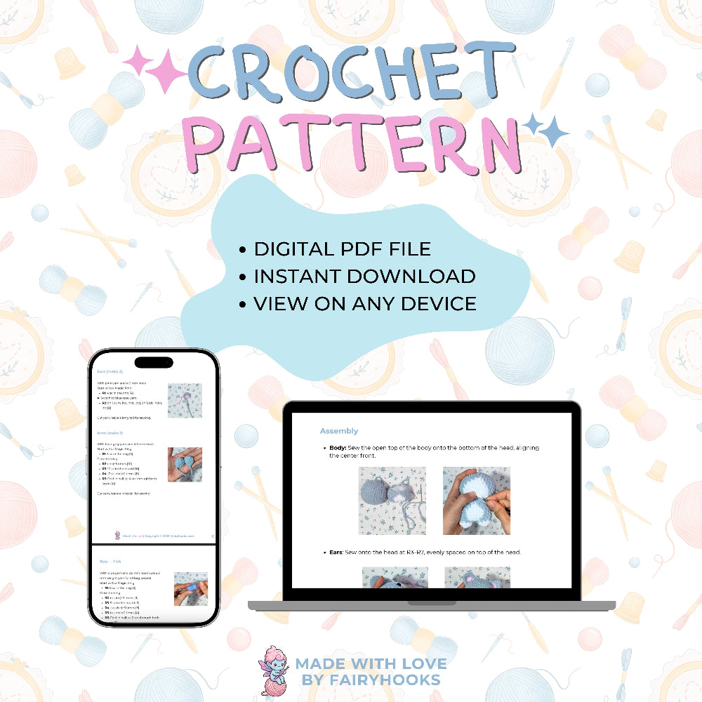 Mochi the Cat Crochet Pattern